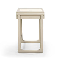 Alanna Taupe 2 Drawer Desk