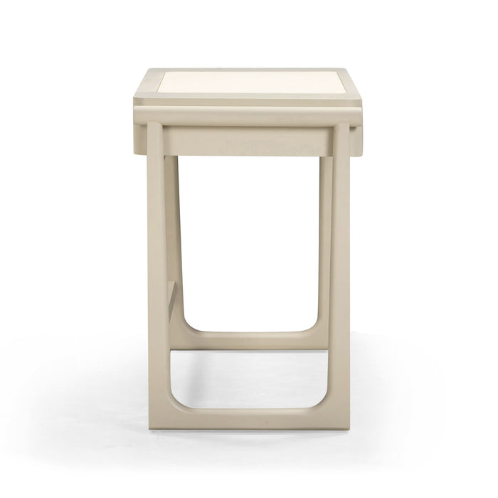 Alanna Taupe 2 Drawer Desk