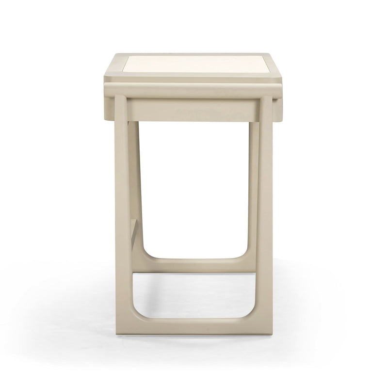 Alanna Taupe 2 Drawer Desk