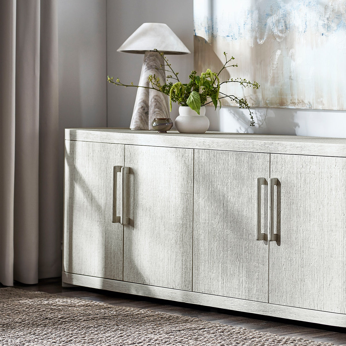 Astoria 84" White Wash Sideboard