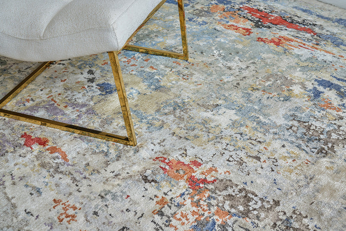 Roza Blue/Grey Artist's Area Rug