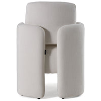 Vivianne Modern White Fabric Dining Chair