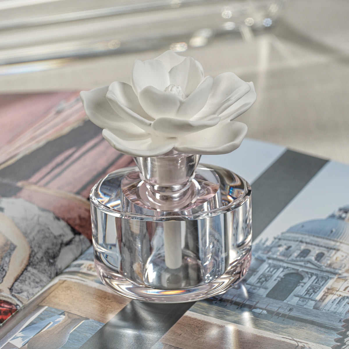Venezia Gabriella Porcelain & Crystal Diffuser (Set of 4)