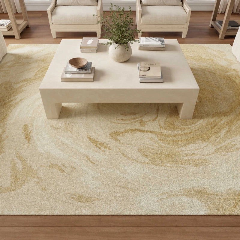 Meridith Beige Abstract Area Rug