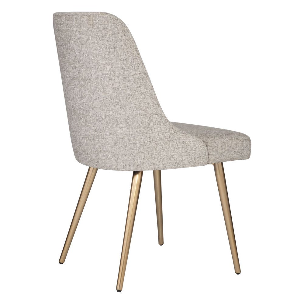 Wellington Taupe & Brushed Gold Dining Chair