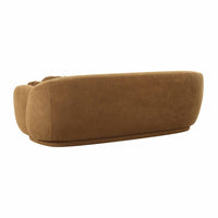Covet 90” Brown Performance Boucle Sofa