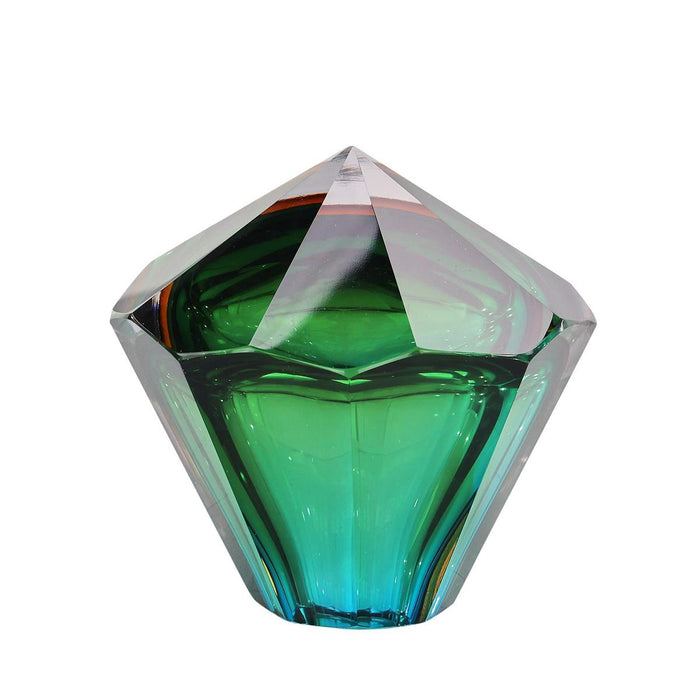 Emerald Diamond Prism Sculpture (2 Sizes Available)