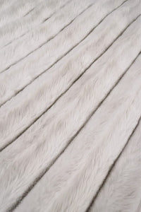 Crown Superior Quality Luxurious Ivory Throw