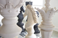 Chess White Pawn Cast Stone Sculpture (Indoor or Outdoor)