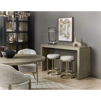 Tribeca Upholstered Champagne Counter Stool