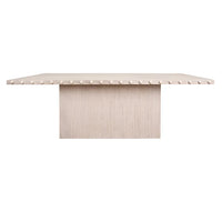 Reef 85" White Oak Rectangular Dining Table