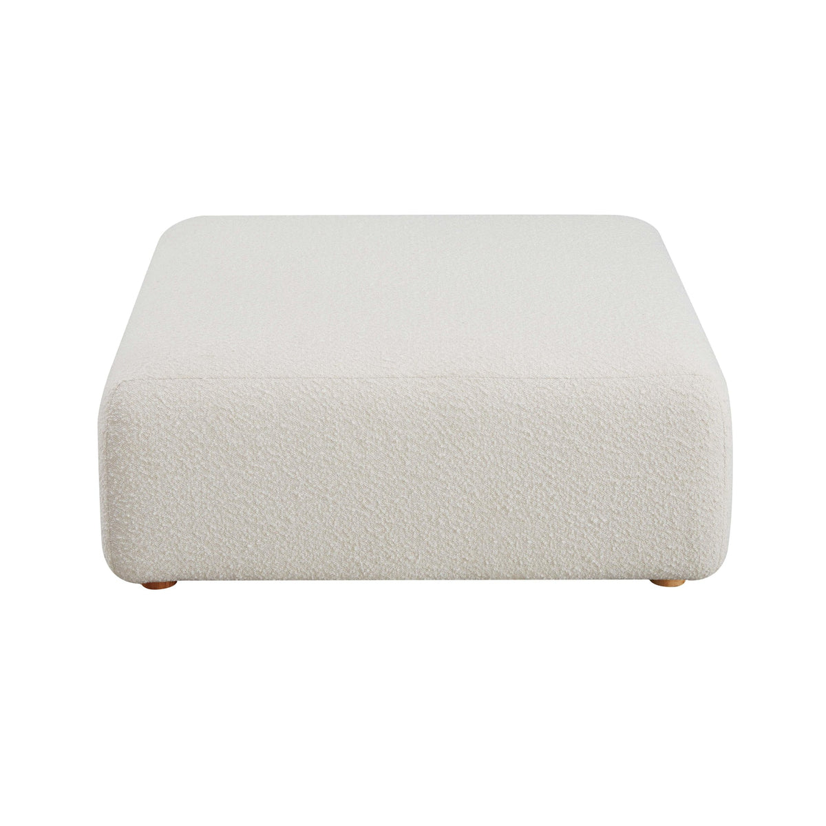 Karsyn Cream Performance Boucle Ottoman