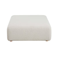 Karsyn Cream Performance Boucle Ottoman