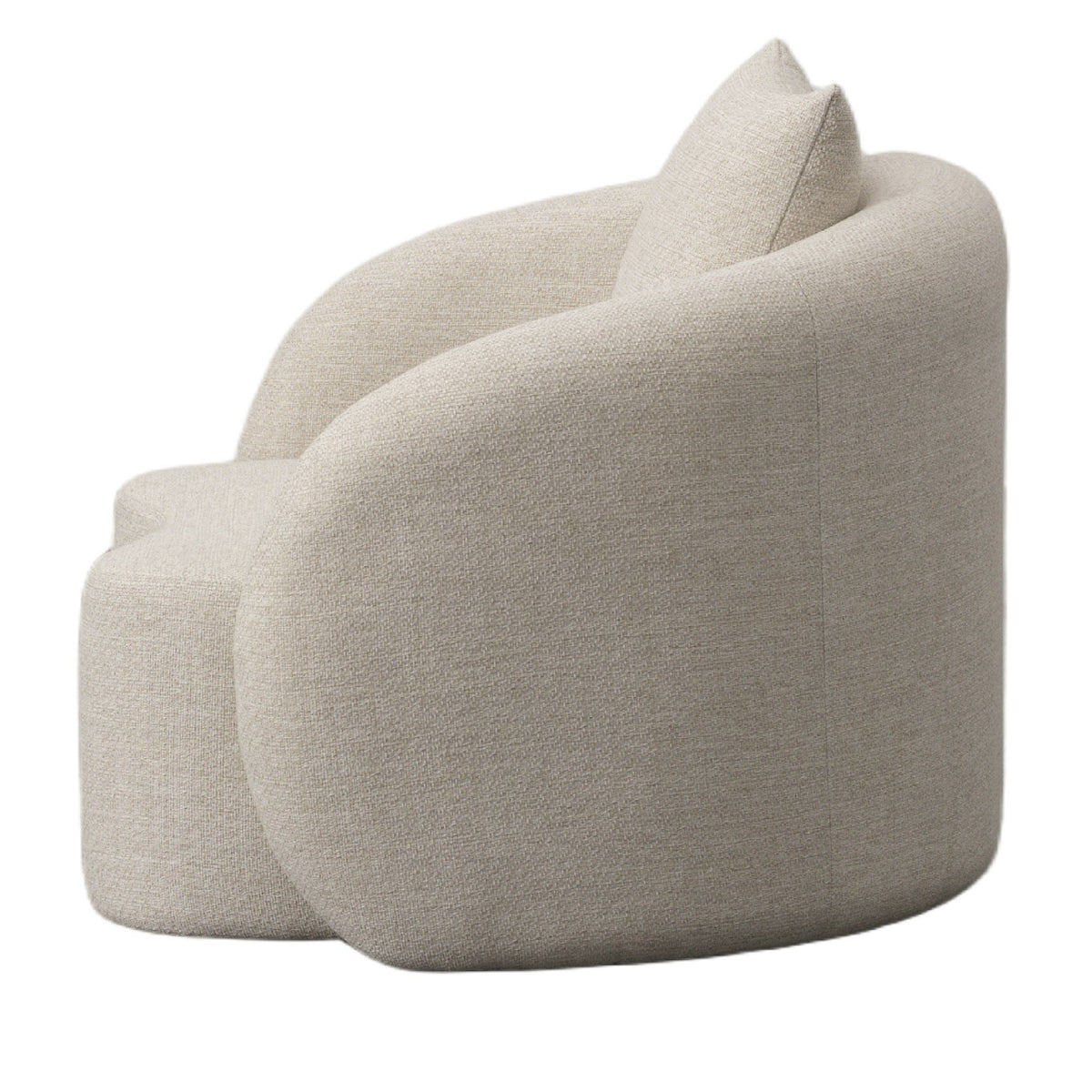 Helene Beige Outdoor Fabric Chair