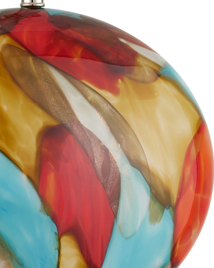 Abstract Swirls Table Lamp