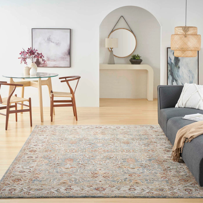 Amira Blue Heirloom Area Rug