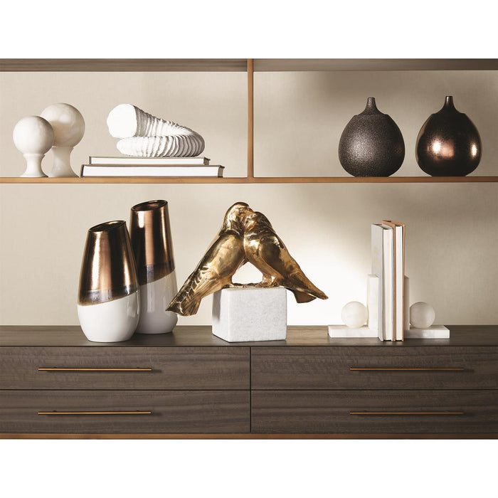 Noa Alabaster Ball Bookends