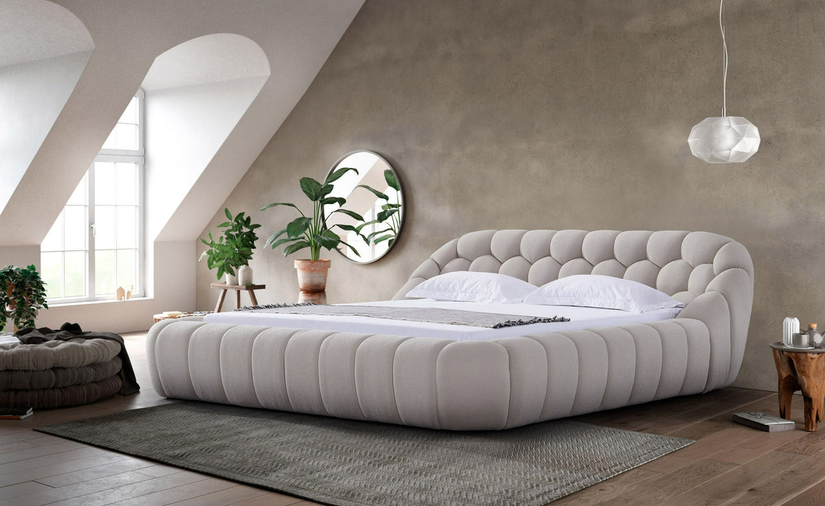 Nicoma Modern Beige Bed