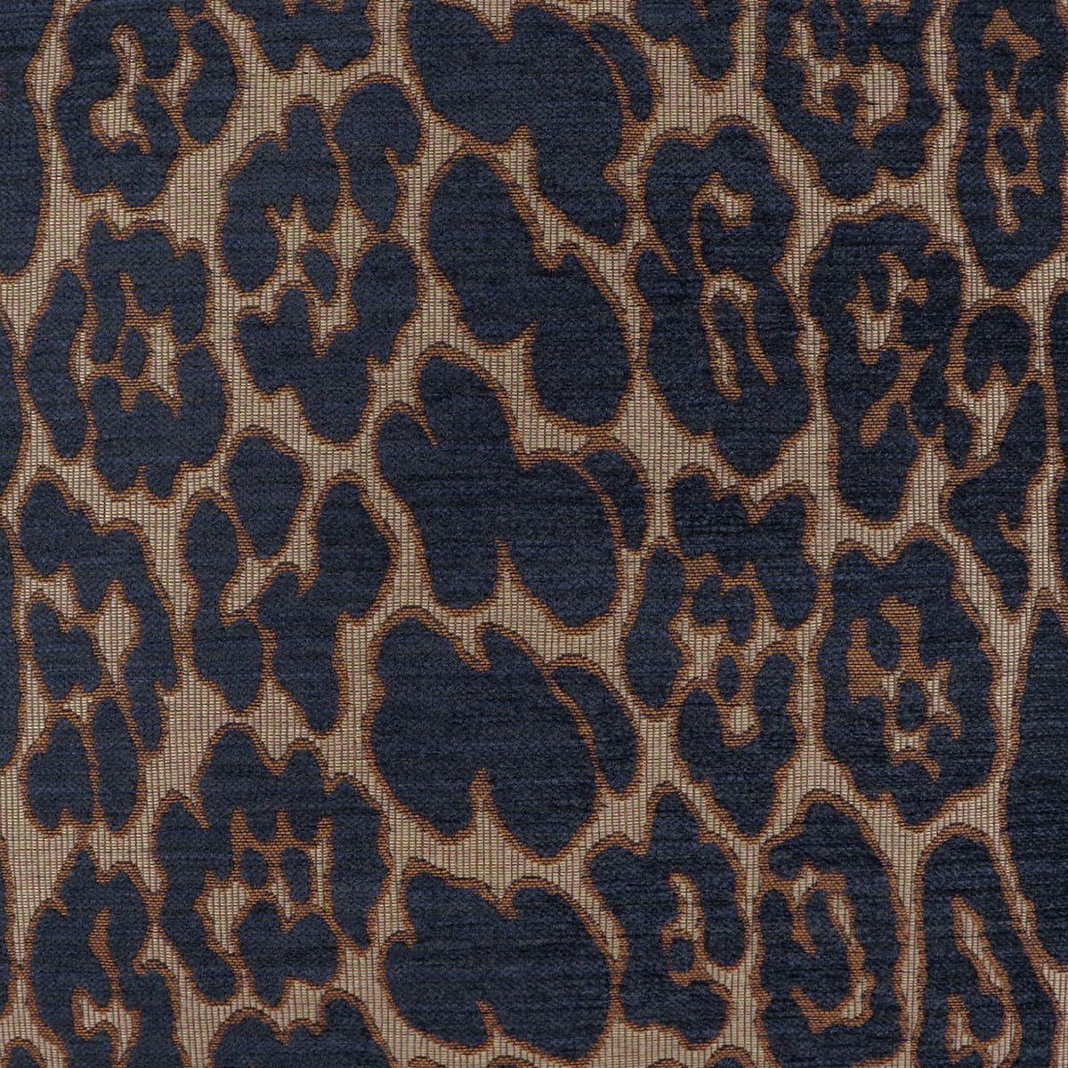 Leopard Superior Quality Luxurious Blue Pillow