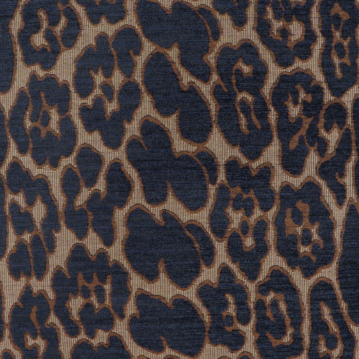 Leopard Superior Quality Luxurious Blue Pillow