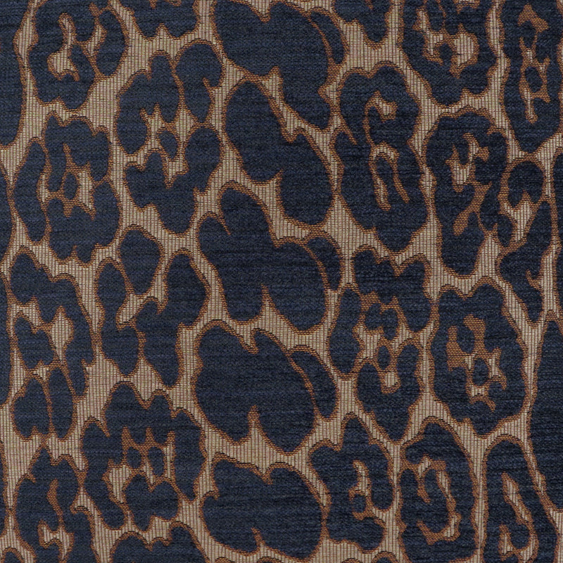 Leopard Superior Quality Luxurious Blue Pillow