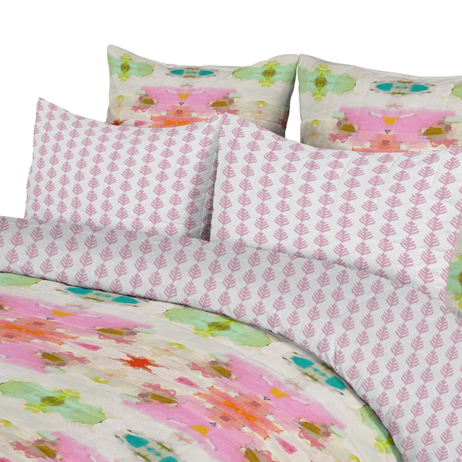 Hannah Watermark Reversable Twin Comforter Set (3 Piece Set)