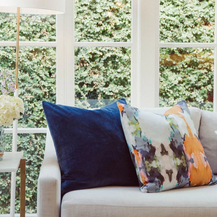 Serenity Blue Velvet Pillow (3 Sizes Available)