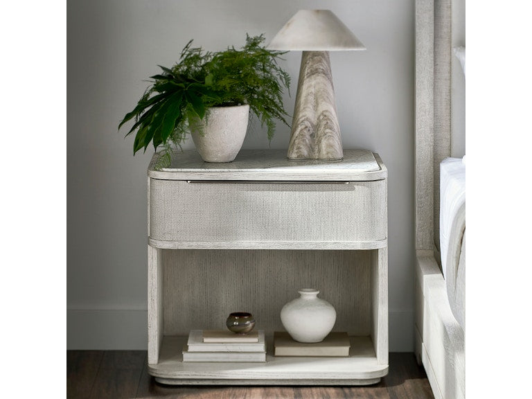 Argenta 32" White & Grey Nightstand