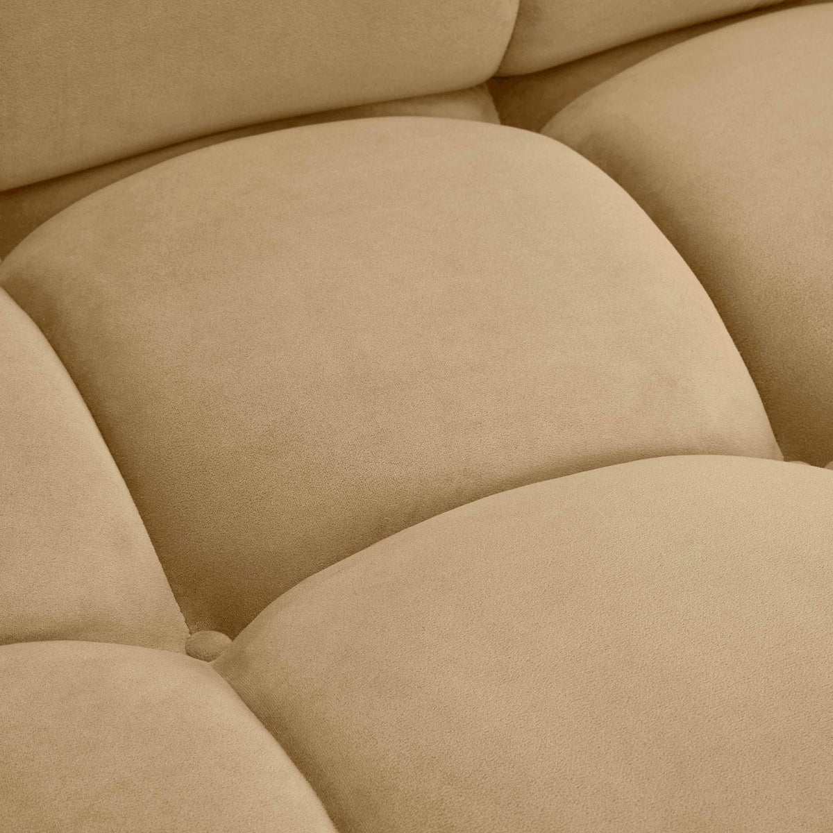 Vogue 78.7” Cafe Au Lait Performance Velvet Modular Loveseat