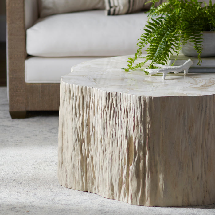 Camilla Fossilized Clam Coffee Table