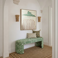 Gorginah 39" Rounded Upholstered Bench