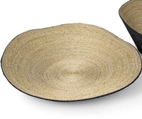 Mckinley Wide Black & Natural Seagrass Bowl (3 Sizes Available)