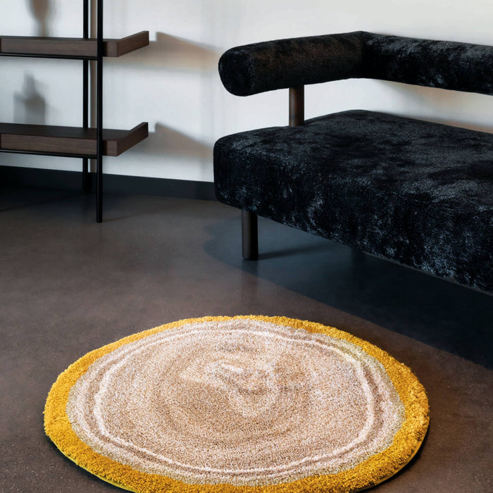 Gold Agate Multicolour Luxury Bath Rug