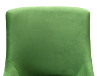 Prado Green Velvet Office Swivel Office Chair - Luxury Living Collection