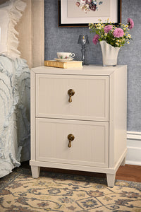 Marina 22" Antique White Nightstand