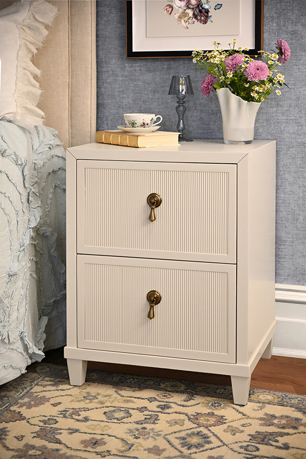 Marina 22" Antique White Nightstand