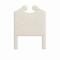 Hannah Ivory Performance Twin Custom Headboard