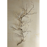 Twig 60" Nickel Wall Art