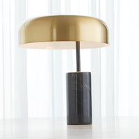 Dome Table Lamp-Gold/Black