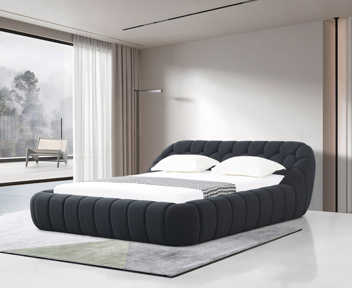 Nicoma Modern Black Bed