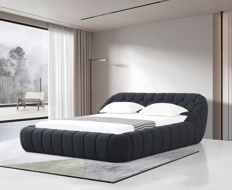 Nicoma Modern Black Bed