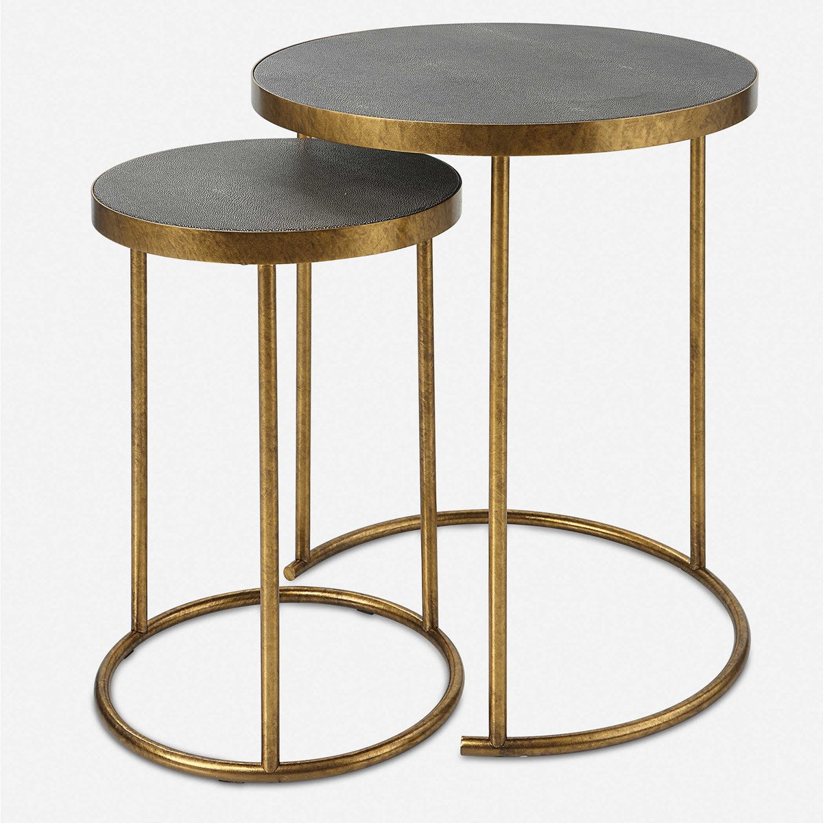 Teagen Grey Nesting Accent Tables, S/2