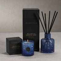 Opal Diffuser in Gift Box - Dark Blue/Sea Salt & Coastal Mist (Set of 4)