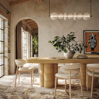 Elliana 90" Natural Ash Dining Table