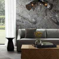 Bourdeaux 90" Flint Velvet Sofa