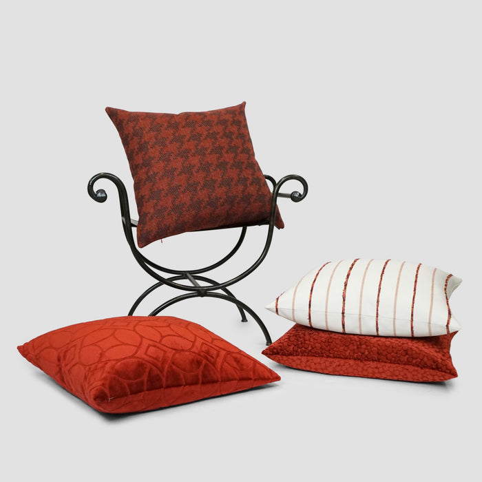 Tiffany Superior Quality Luxurious Henna Polka Dot Pillow