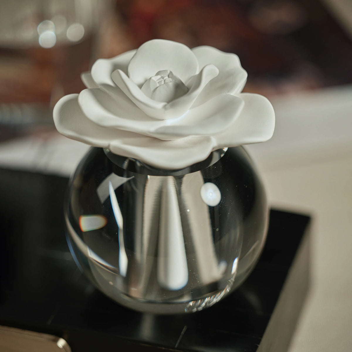 Apothecary Valentina Moroccan Peony Fragrance Crystal Ball Diffuser - Set of 4 (2 Sizes Available)