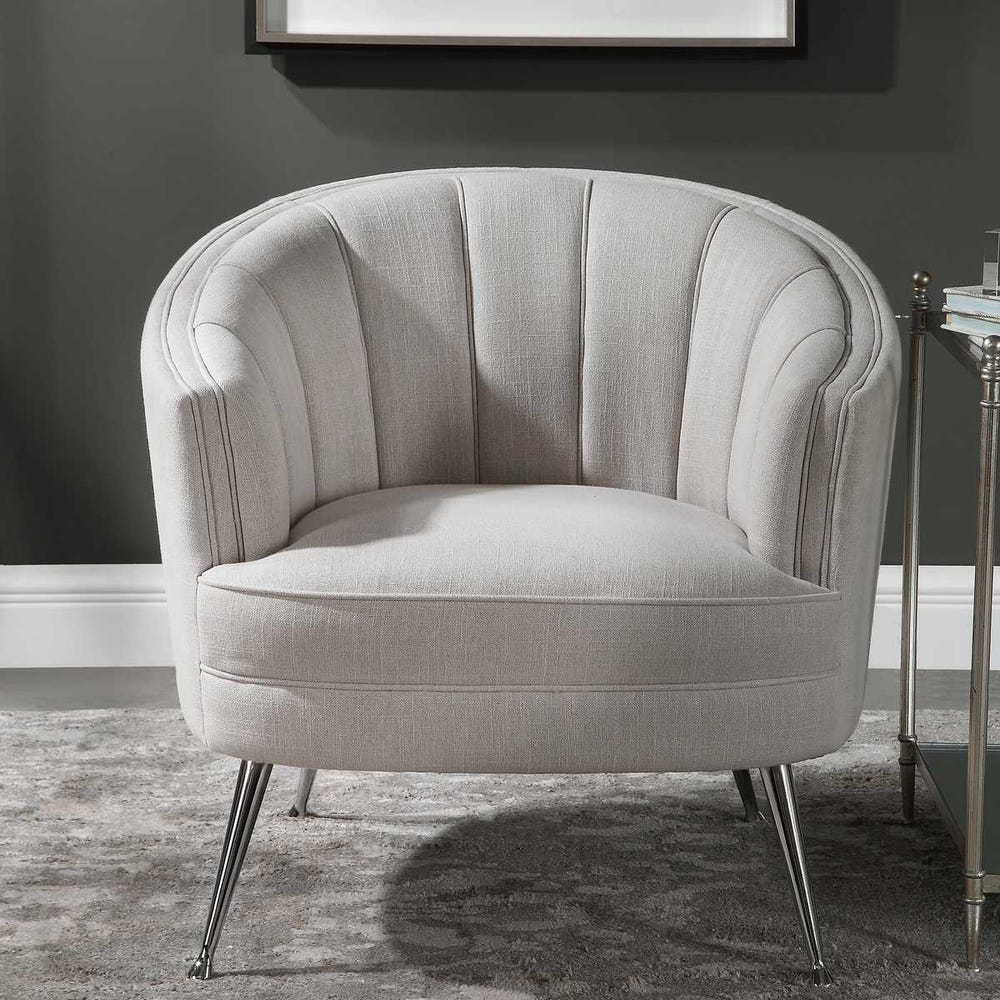Phoebe Light Tan Accent Chair