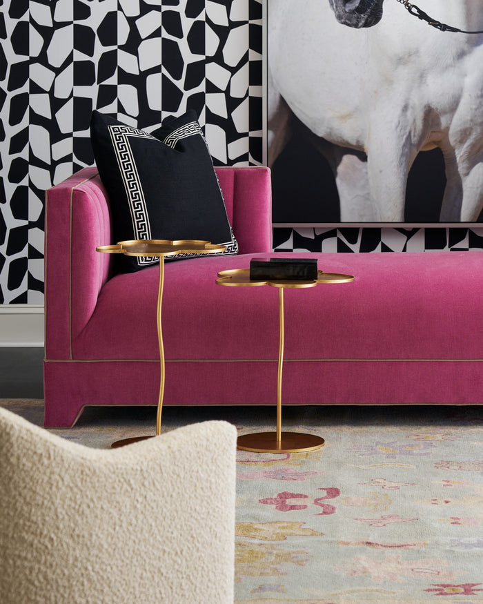 Petals Large Gold Accent Table