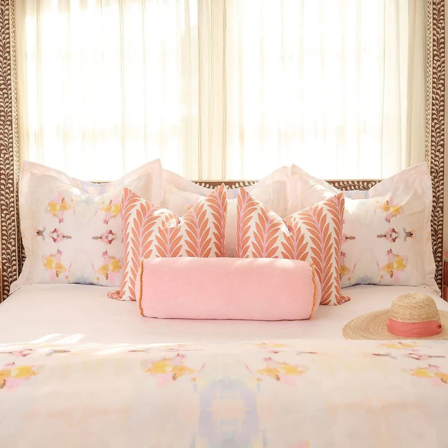 Caroline Orange Decorative Pillow (4 Sizes Available)